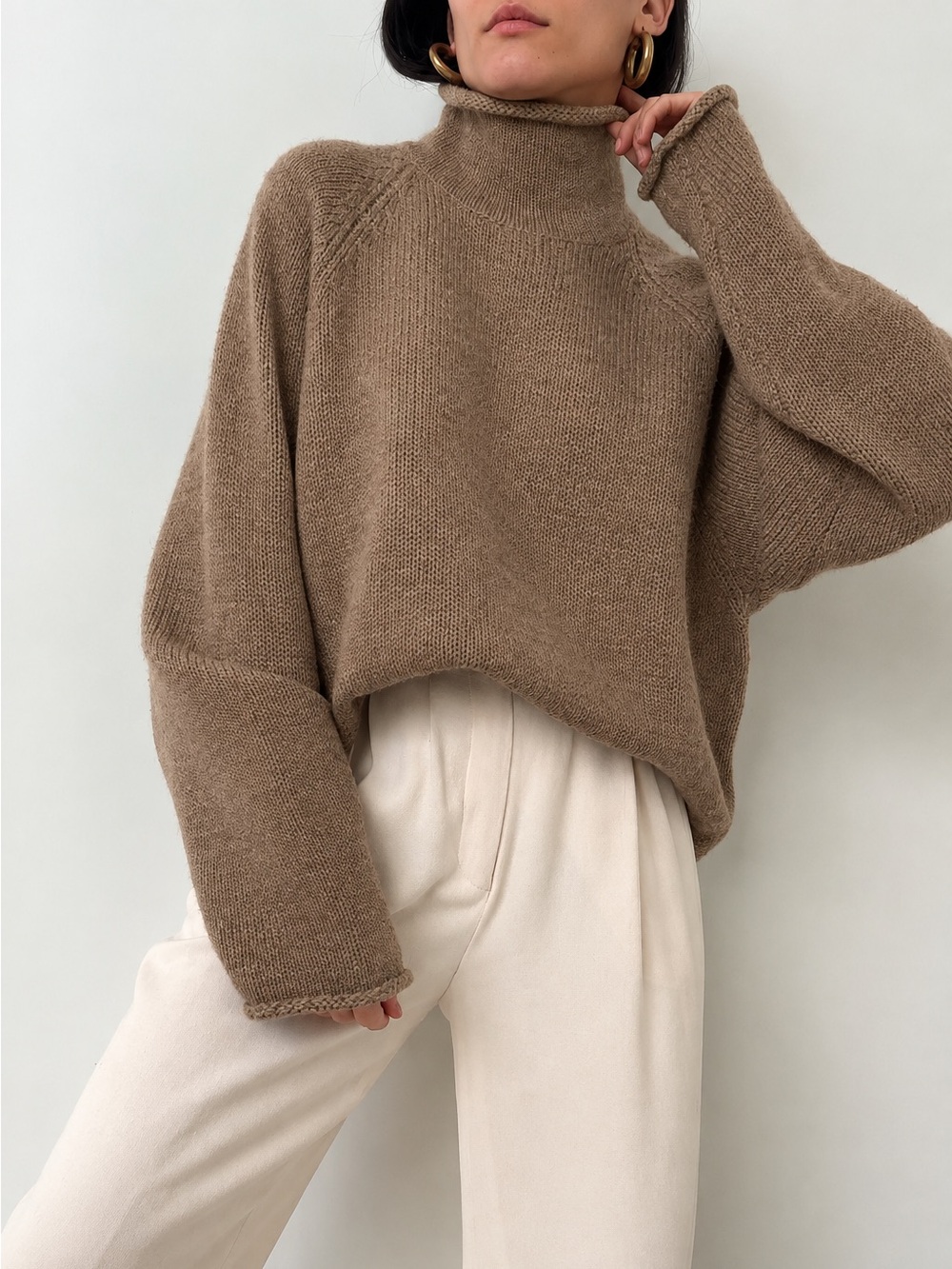 J. Crew Vintage Lambswool Roll Neck Oarsman Cabin Sweater Unisex Large. Sk18 - Picture 3 of 8